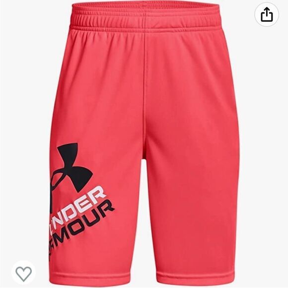 Under Armour Boys' Prototype 2.0 Logo Shorts. nwt    Small - Picture 1 of 5